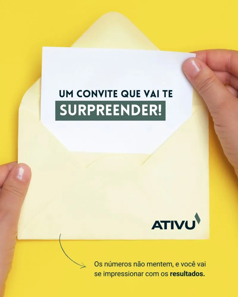 Um convite que vai te surpreender